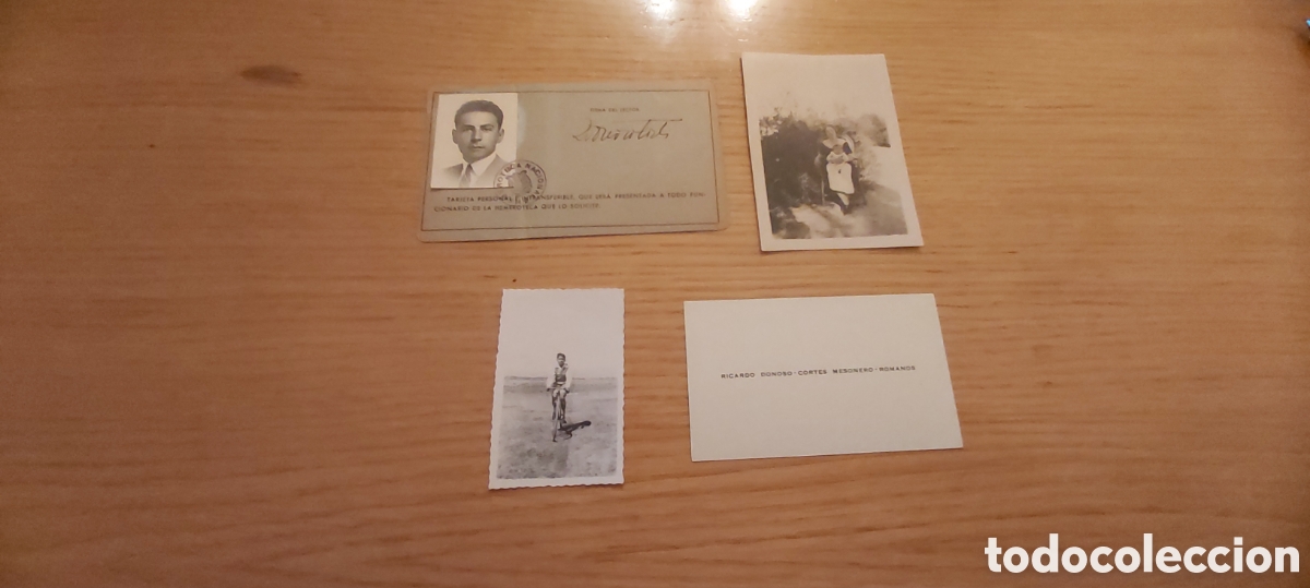 Fotograf&iacute;a antigua: DOCUMENTO Y FOTOS DE RICARDO DONOSO CORTES MESONERO ROMANOS