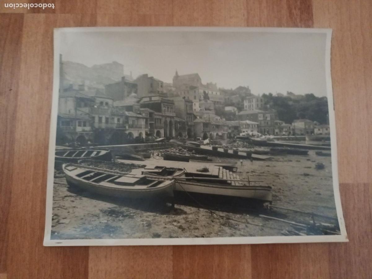 Fotograf&iacute;a antigua: FOTOGRAF&Iacute;A VIGO. PUERTO DE LOS PESCADORES PONTEVEDRA. ARCHIVO DE ESPA&Ntilde;A.