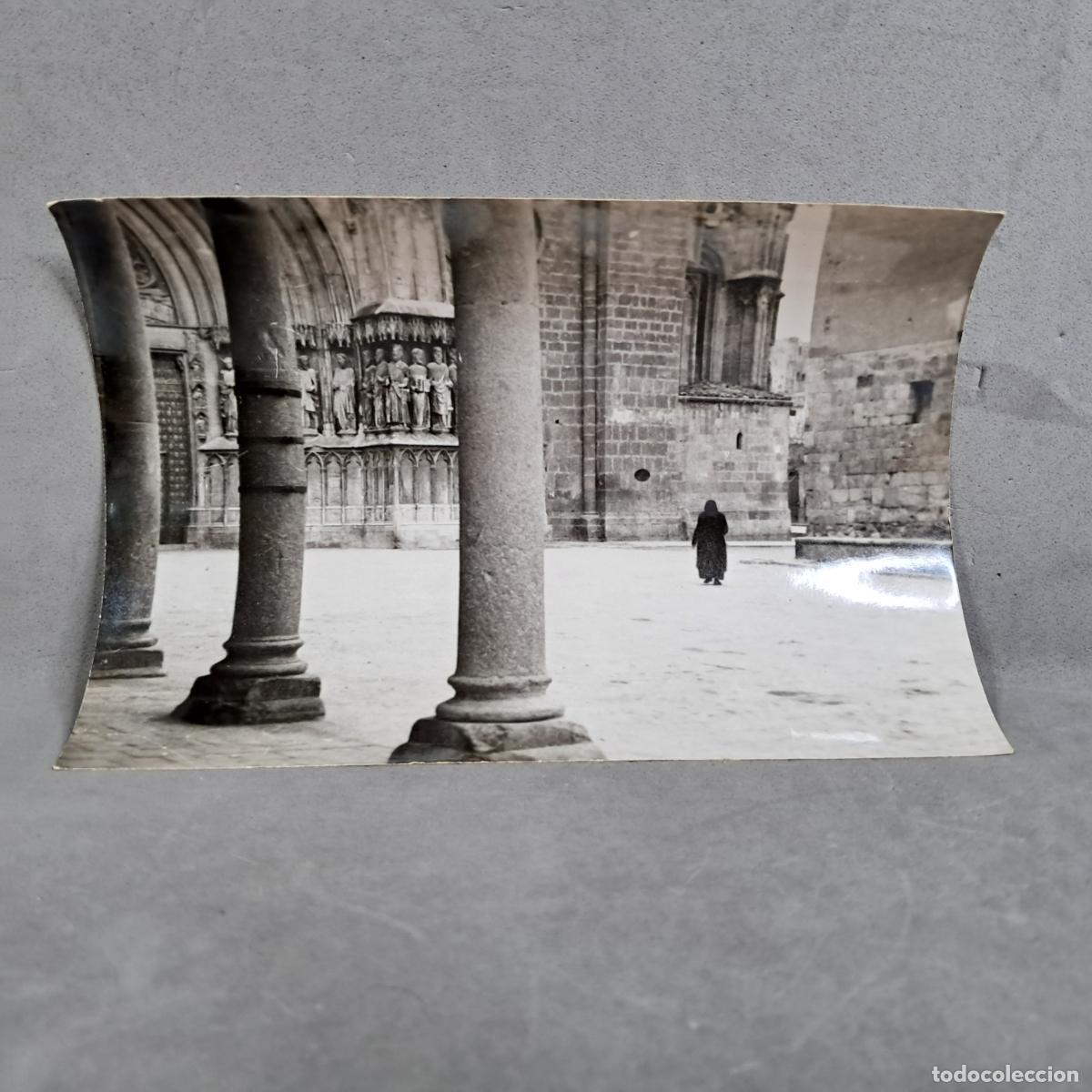 Fotograf&iacute;a antigua: Antigua fotograf&iacute;a, Hermenegild Vallv&eacute;. Pla de la Seu, Catedral, Tarragona. A&ntilde;os 20-30