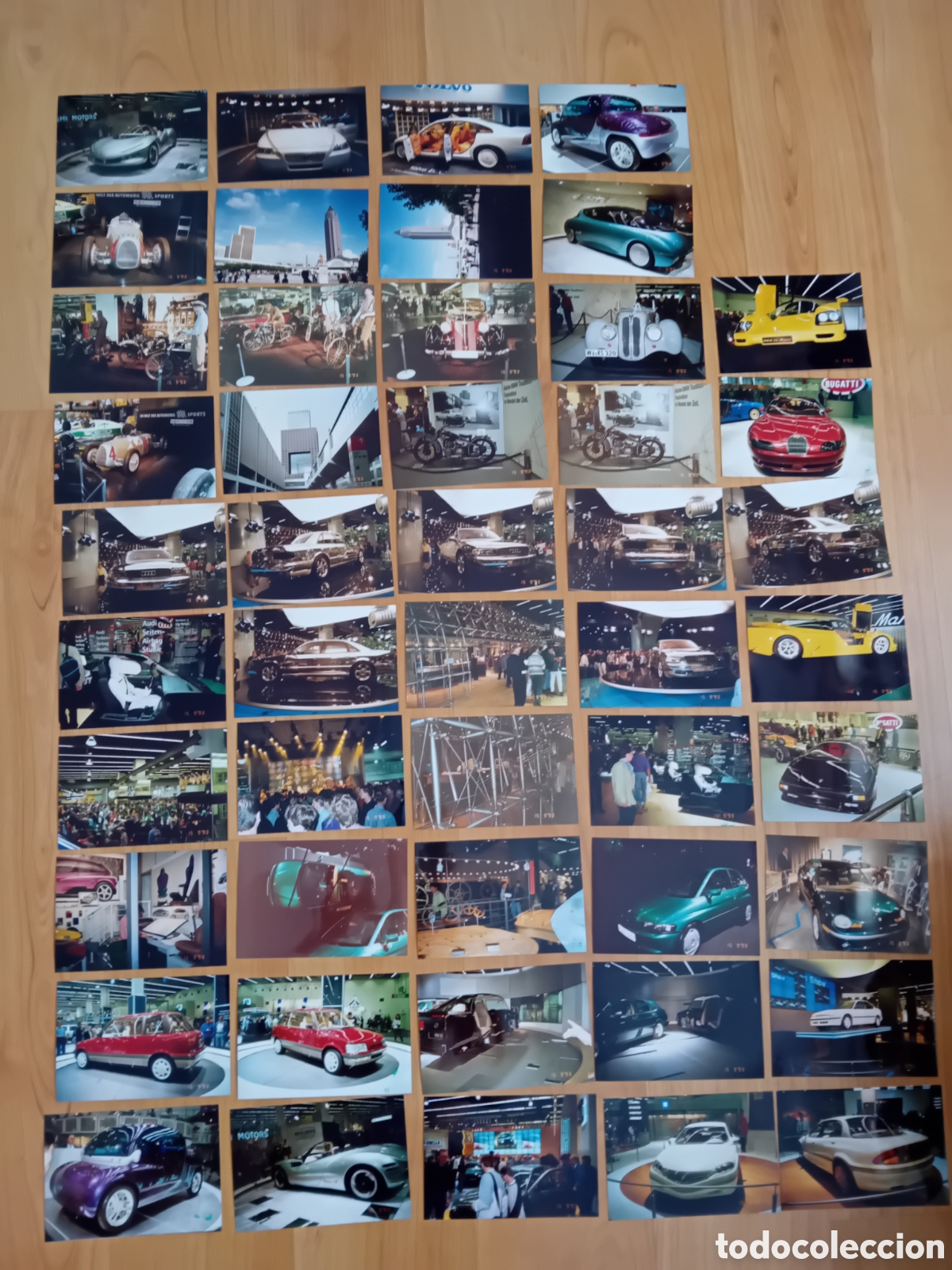 Fotograf&iacute;a antigua: LOTE 48 FOTOS AMATEUR SALON AUTOMOVIL FRANKFURT DE 1993. AUDI, BUGATTI, BMW, MITSUBISHI...