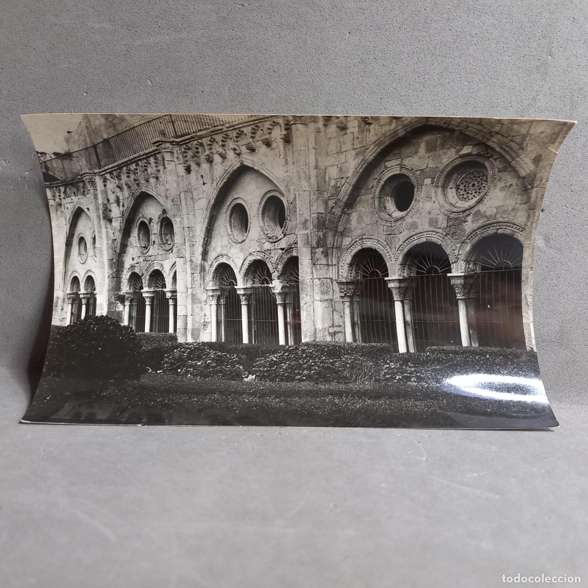 Fotograf&iacute;a antigua: Antigua fotograf&iacute;a Hermenegild Vallv&eacute;. Tarragona, Claustro de la Catedral. A&ntilde;os 20-30