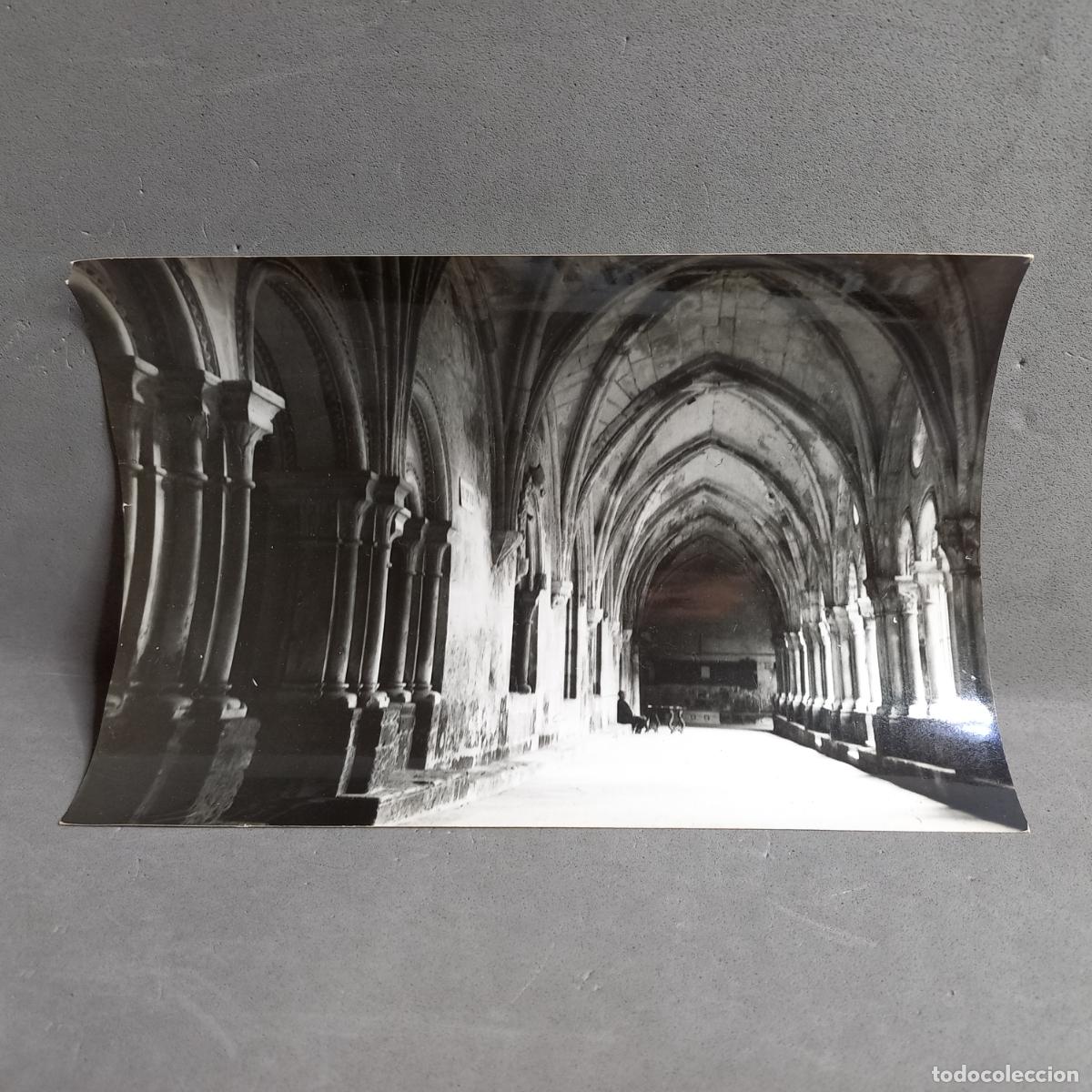 Fotograf&iacute;a antigua: Antigua fotograf&iacute;a Hermenegild Vallv&eacute;. Tarragona, Claustro de la Catedral. A&ntilde;os 20-30