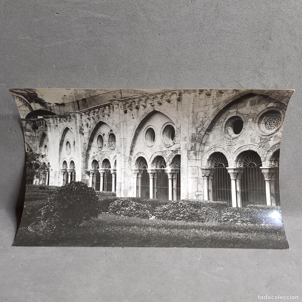 Fotograf&iacute;a antigua: Antigua fotograf&iacute;a Hermenegild Vallv&eacute;. Tarragona, Claustro de la Catedral. A&ntilde;os 20-30