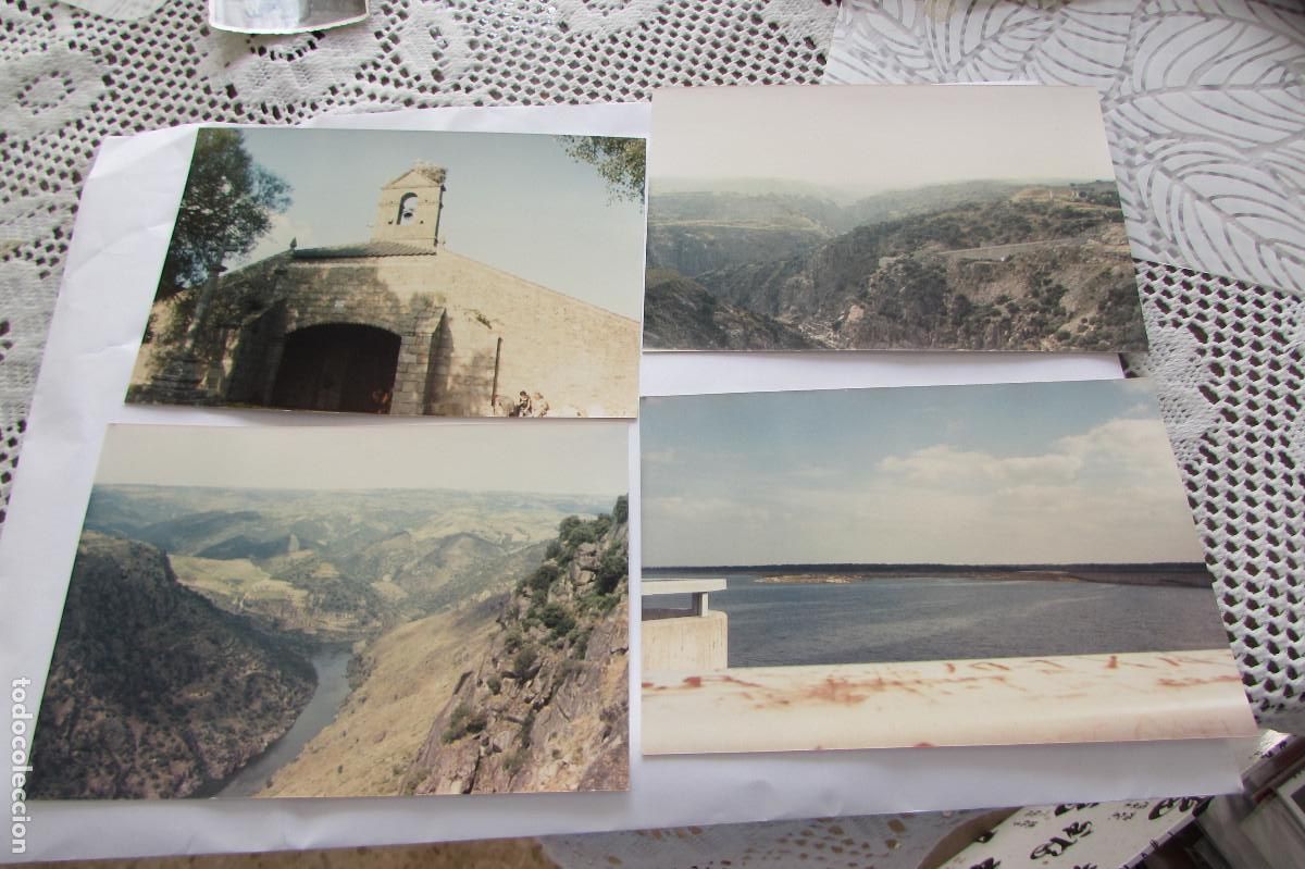 Fotograf&iacute;a antigua: 4 FOTOS KODAK A&Ntilde;O 88.. RIO DUERO POR PERE&Ntilde;A..SALTO ALMENDRA..