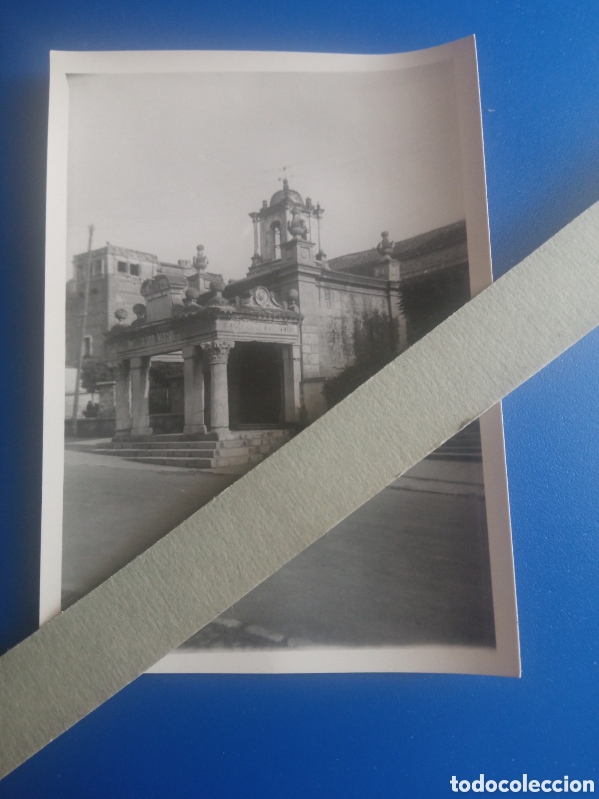 Fotograf&iacute;a antigua: Antigua fotograf&iacute;a, Merida, 1952, Capilla de Santa Olalla, mide 99x70 mm