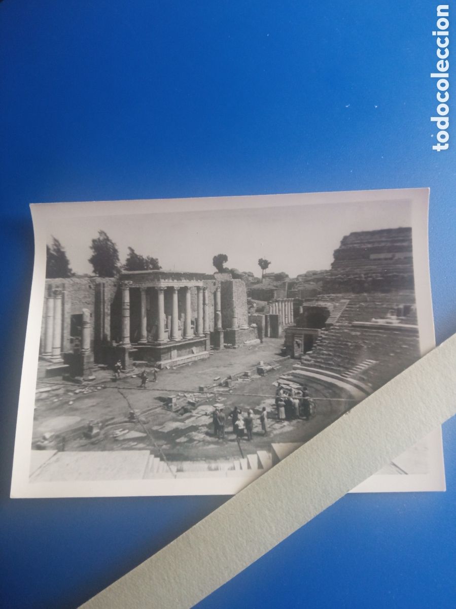 Fotograf&iacute;a antigua: Antigua fotograf&iacute;a, Merida 1952, Teatro Romano, mide 99x71 mm