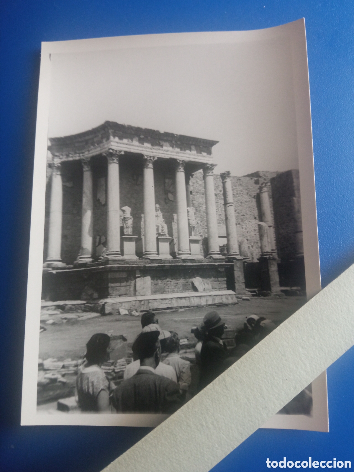 Fotograf&iacute;a antigua: Antigua fotograf&iacute;a, Merida 1952, Teatro Romano, mide 99x70 mm