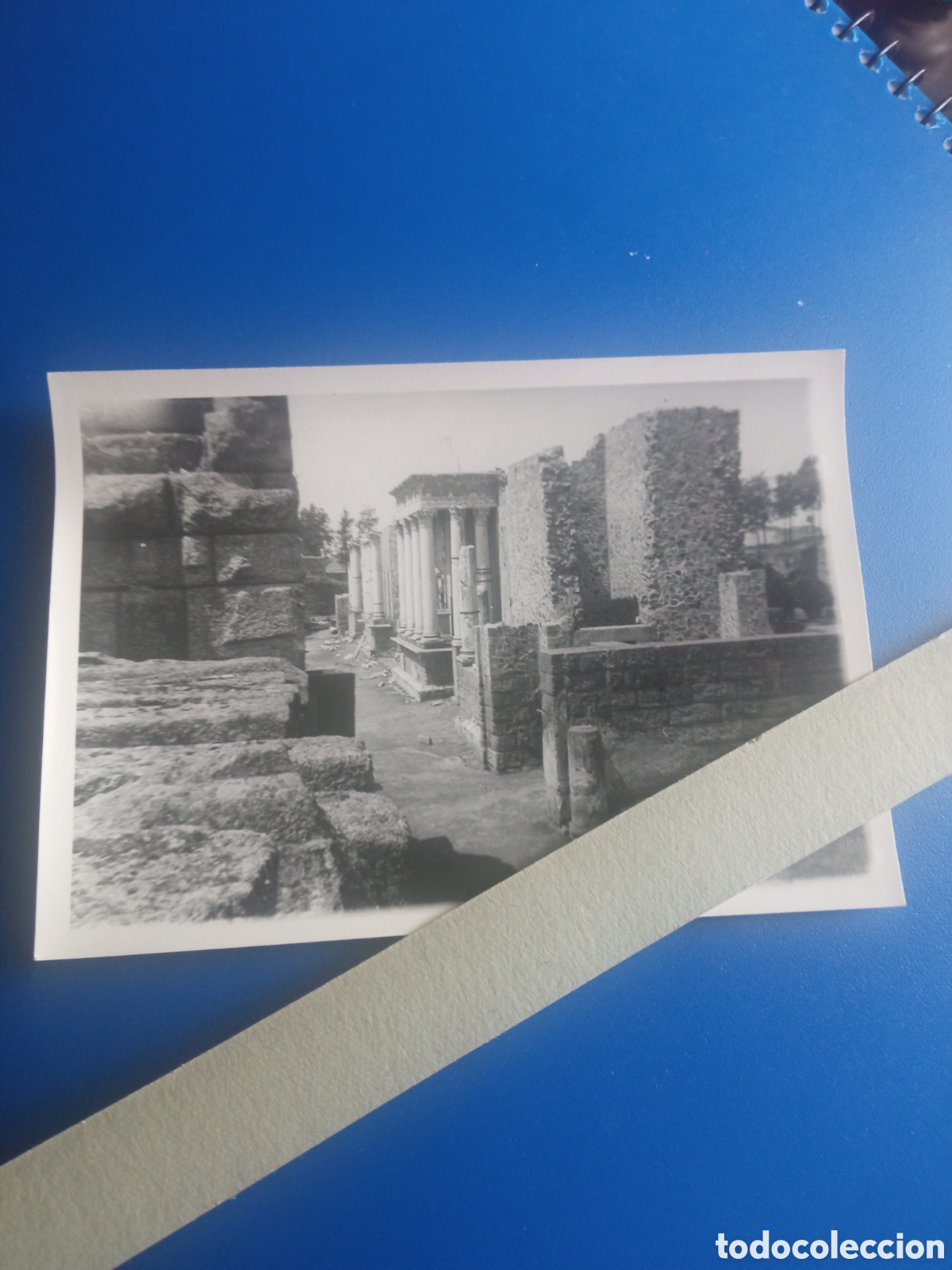Fotograf&iacute;a antigua: Antigua fotograf&iacute;a, Merida 1952, Teatro Romano, mide 99x70 mm