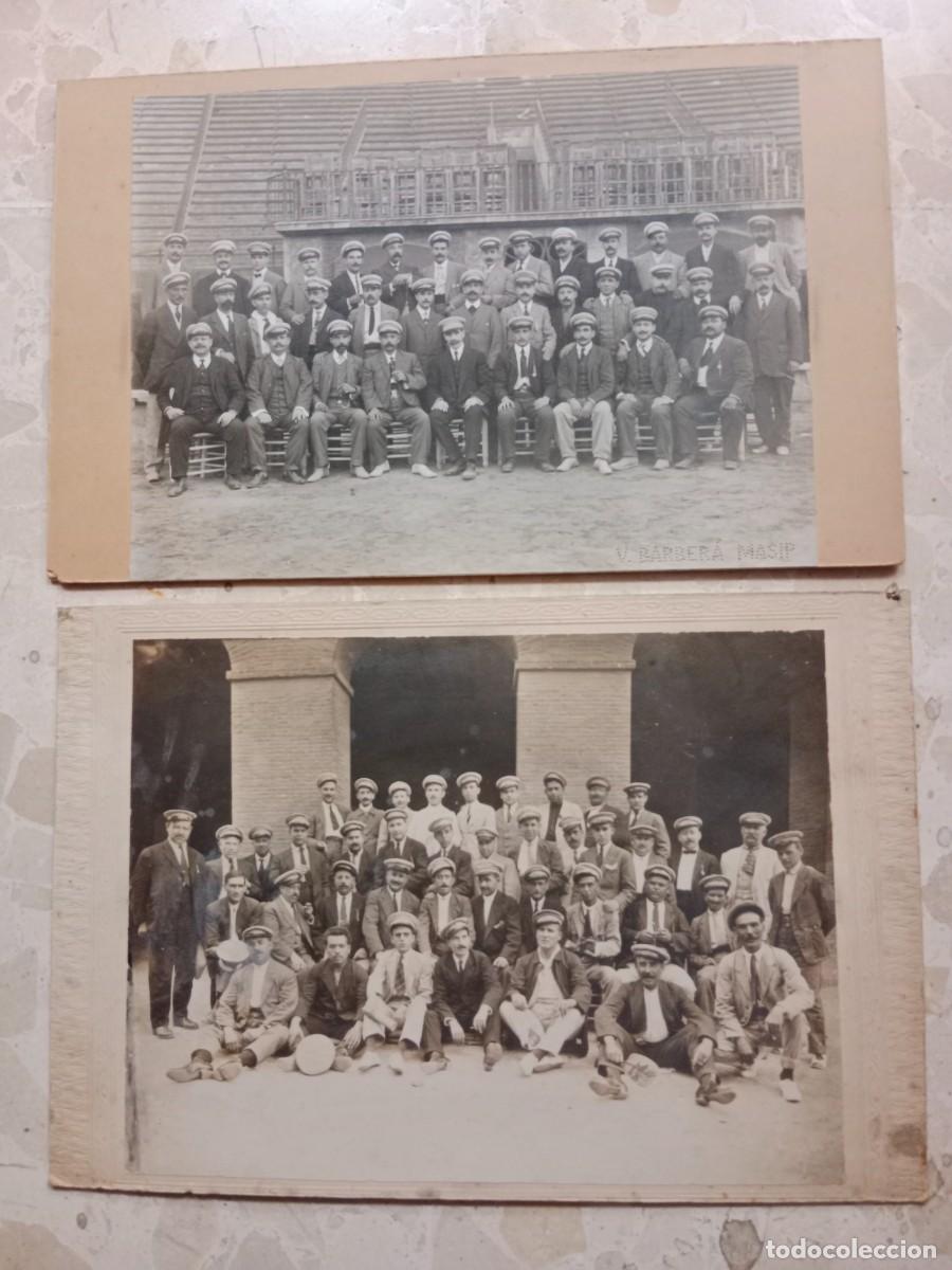 Fotograf&iacute;a antigua: GRANDES FOTOS DE V. BARBERA MASIP ALGUACILES Y ACOMODADORES DE LA PLAZA DE TOROS DE VALENCIA A&Ntilde;OS 30