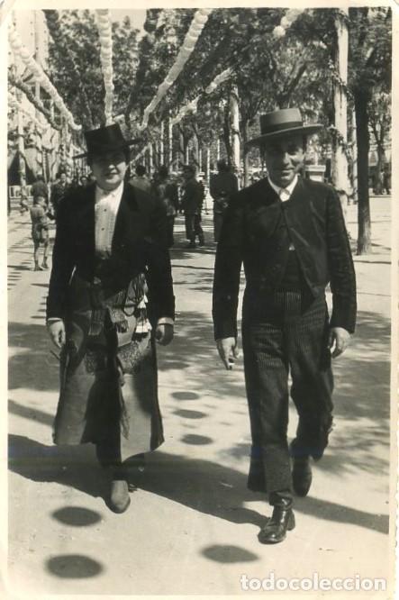 Fotograf&iacute;a antigua: FOTOGRAFIA ANTIGUA DE LA FERIA DE SEVILLA A&Ntilde;O 1952, FOTOGRAFIA MELERO SEVILLA. FOTSEV-1958