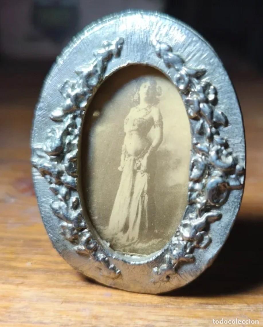 Fotograf&iacute;a antigua: Miniatura antigua Mata-Hari a&ntilde;os 20