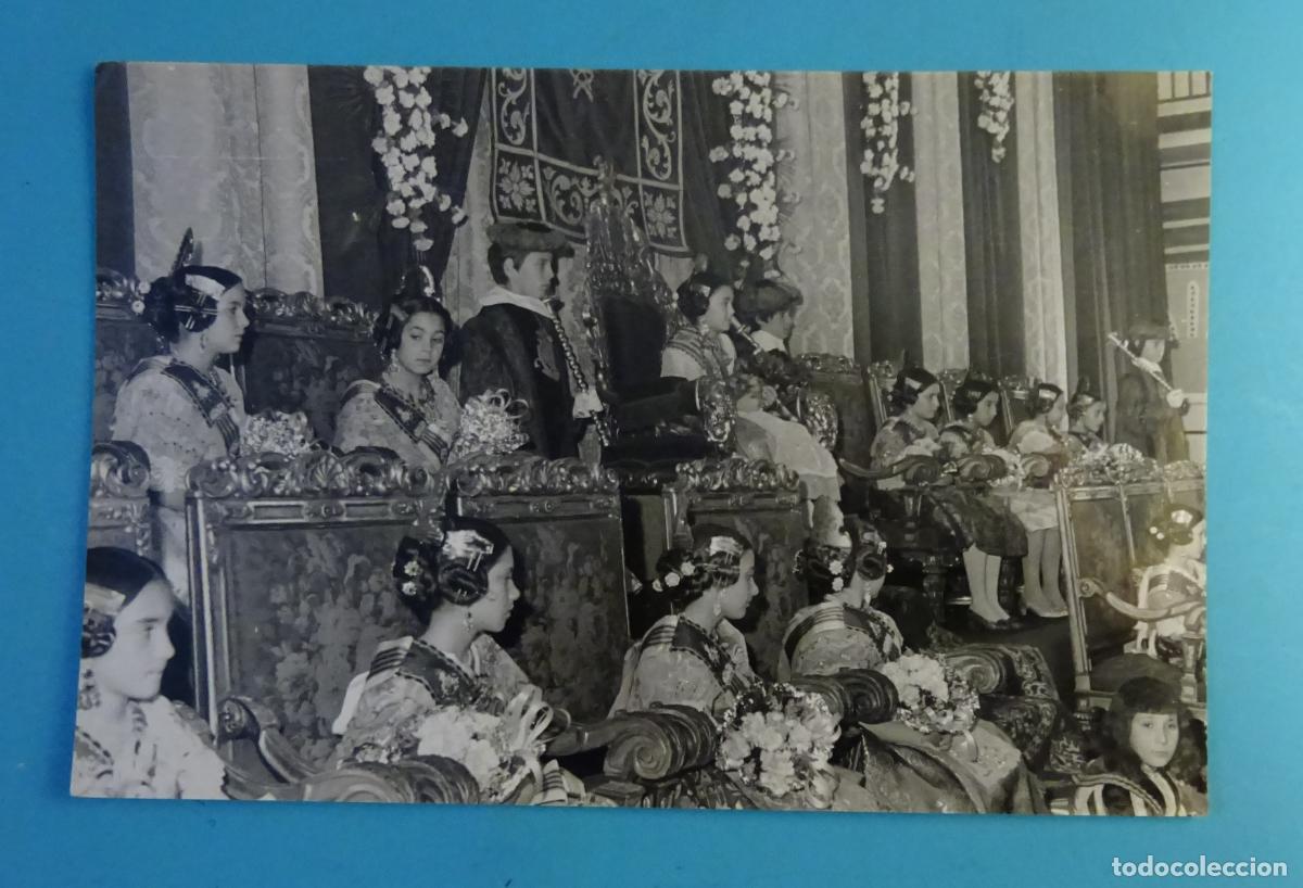 Fotograf&iacute;a antigua: FOTOGRAF&Iacute;A FALLERA MAYOR INFANTIL DE VALENCIA Y SU CORTE. FALLAS 1974. FOT&Oacute;GRAFO F. P&Eacute;REZ APARISI