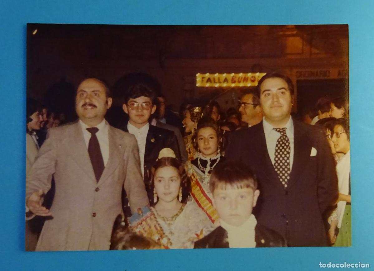 Fotograf&iacute;a antigua: FOTOGRAF&Iacute;A FALLERA MAYOR INFANTIL DE VALENCIA. FALLAS 1974