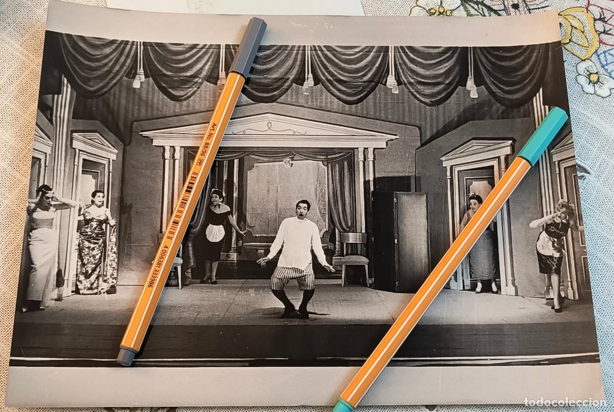 Fotograf&iacute;a antigua: FOTOGRAF&Iacute;A DE UNA ESCENA TEATRAL