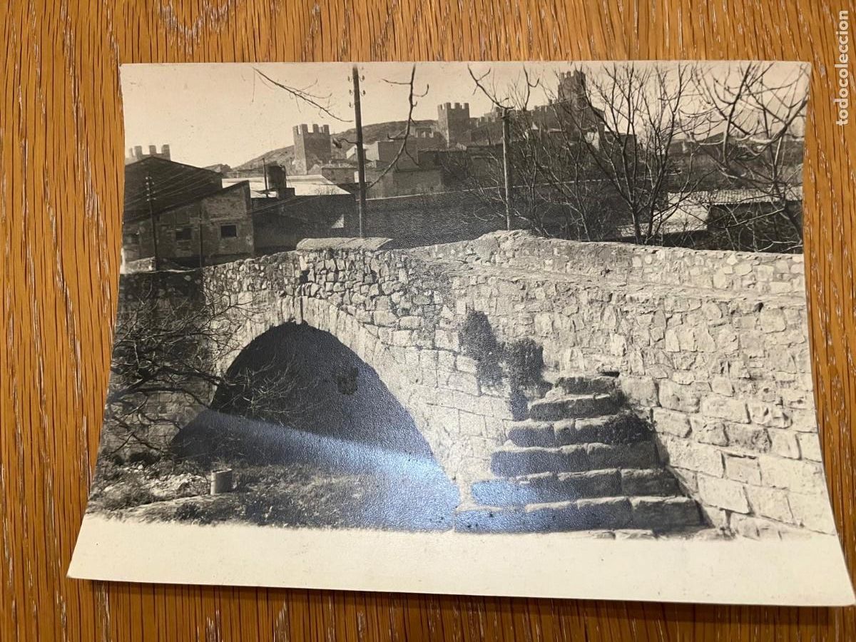 Fotograf&iacute;a antigua: foto 17x24 ctms. puente de Montblanc Tarragona