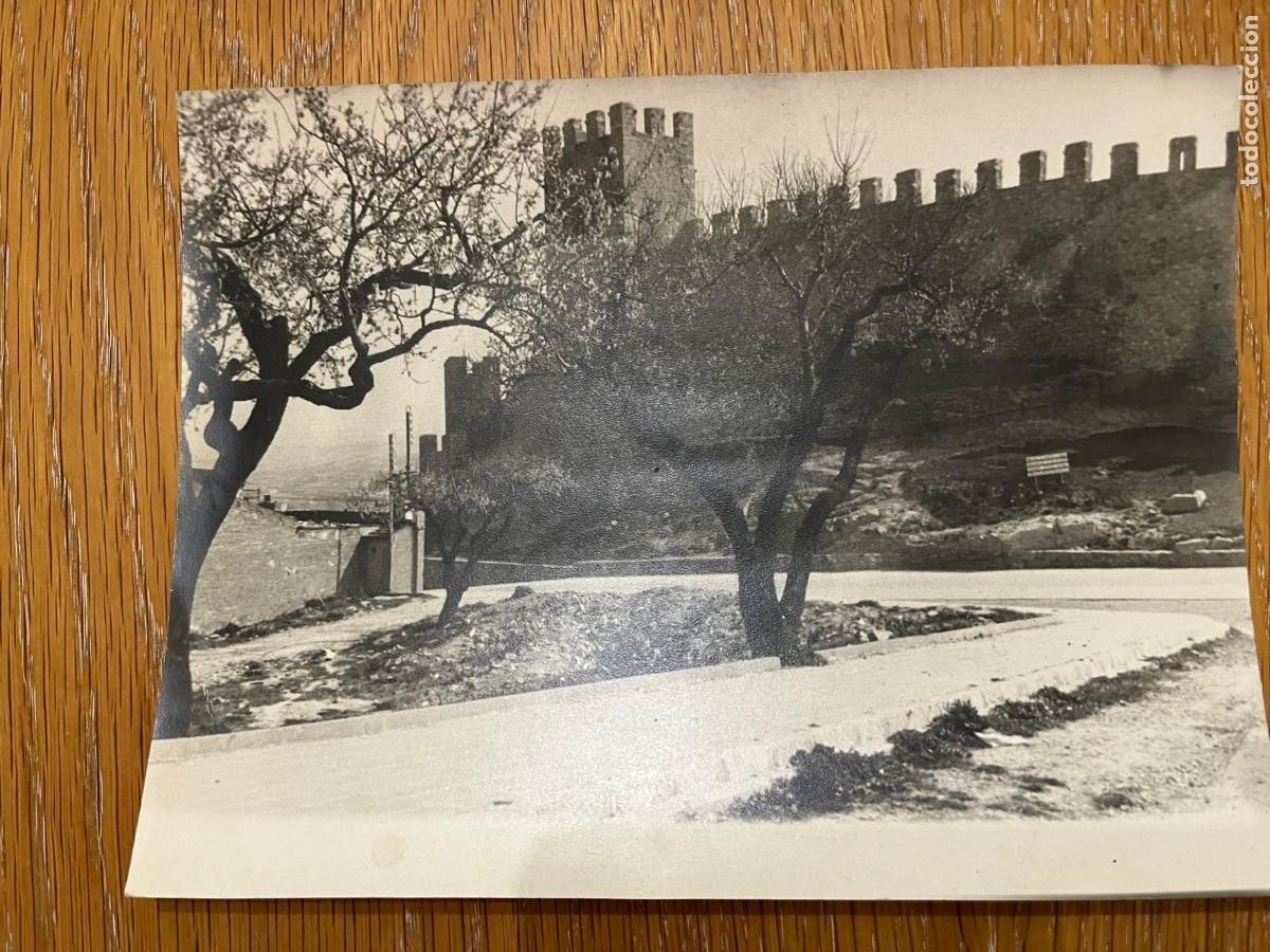 Fotograf&iacute;a antigua: foto 17x24 ctms. muralla de Montblanc Tarragona