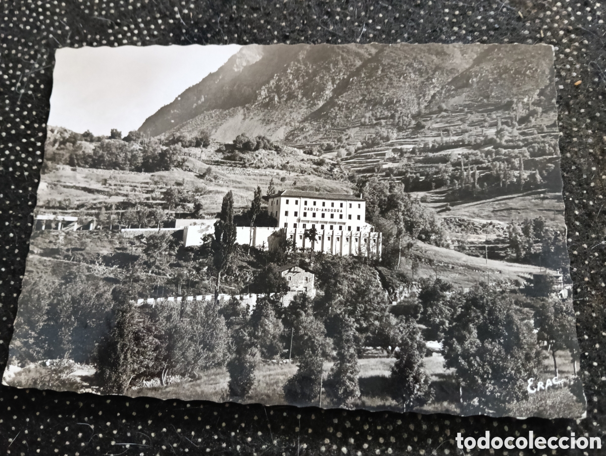 Fotograf&iacute;a antigua: Postal de Andorra la Vella