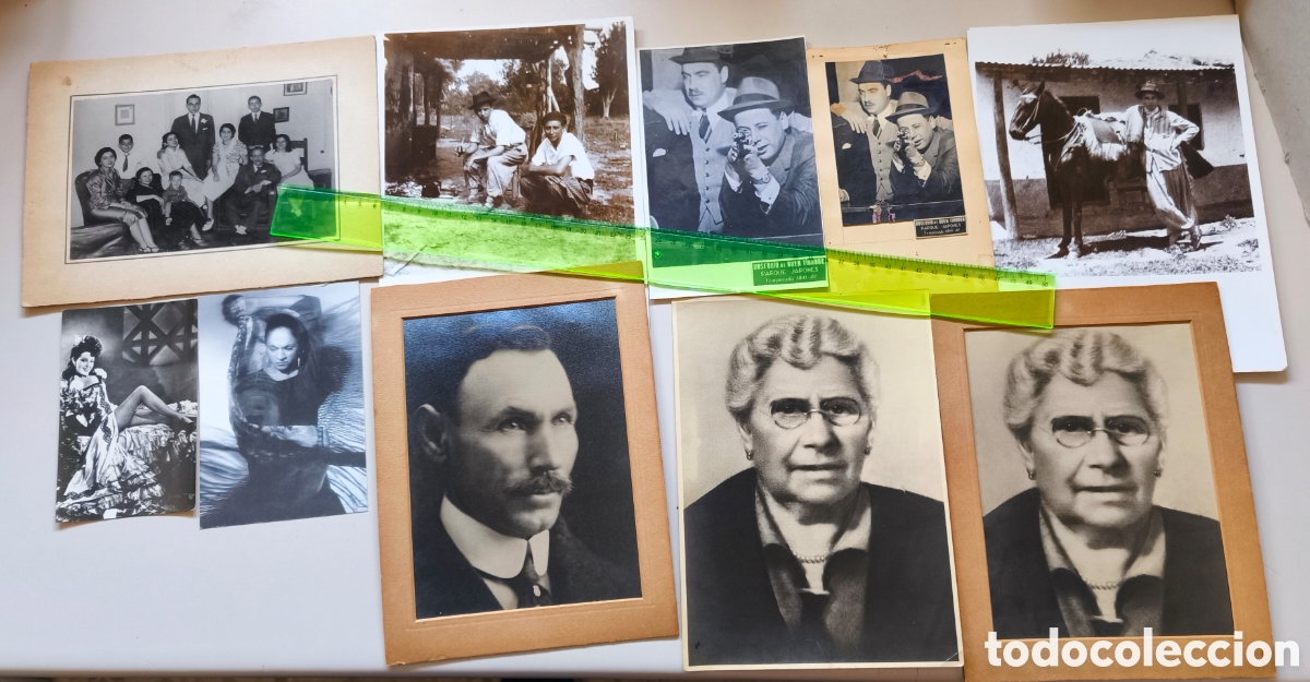 Fotograf&iacute;a antigua: Lote de 10 fotos a&ntilde;os 40 Montevideo Uruguay