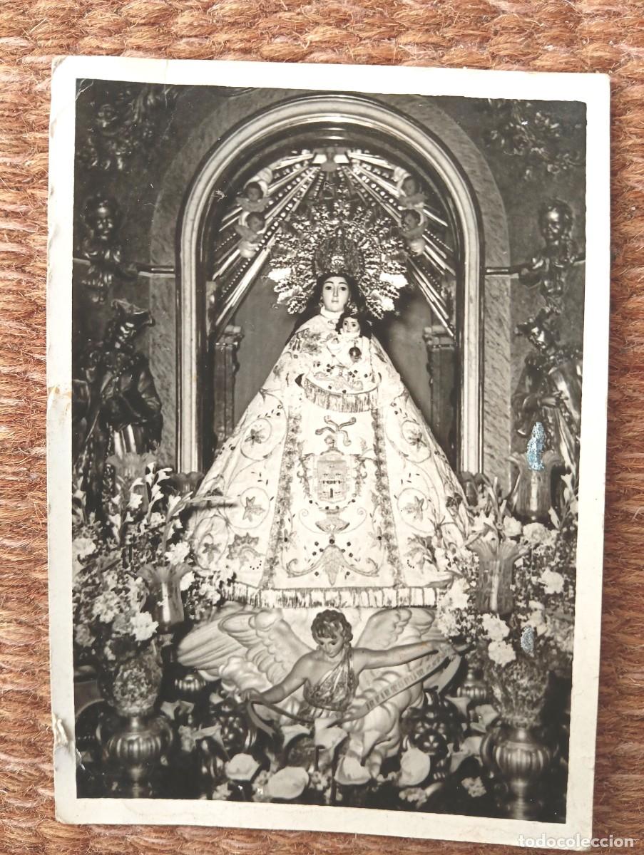 Fotograf&iacute;a antigua: IMAGEN DE LA VIRGEN MARIA CON NI&Ntilde;O JESUS