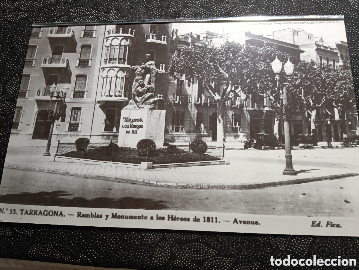 Fotograf&iacute;a antigua: Estatua conmemorativa de la Guerra de la Independencia Espa&ntilde;ola (Guerra del Franc&eacute;s), espec&iacute;ficament