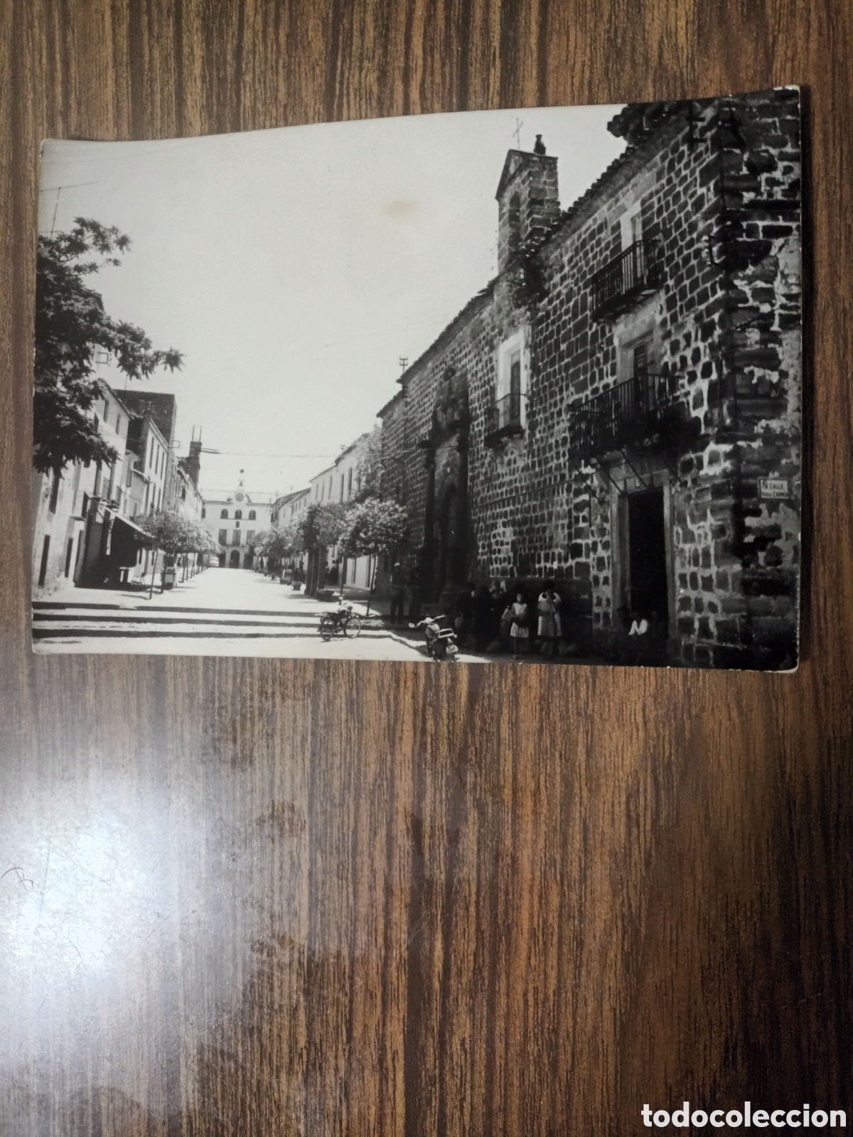 Fotograf&iacute;a antigua: SABIOTE. JAEN. ANDALUCIA..PLAZA MAYOR. ORIGINAL DE EPOCA.