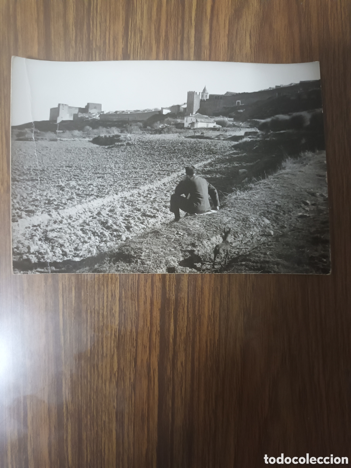 Fotograf&iacute;a antigua: SABIOTE. JAEN. ANDALUCIA. MURALLA Y ALREDEDORES. ORIGINAL DE EPOCA