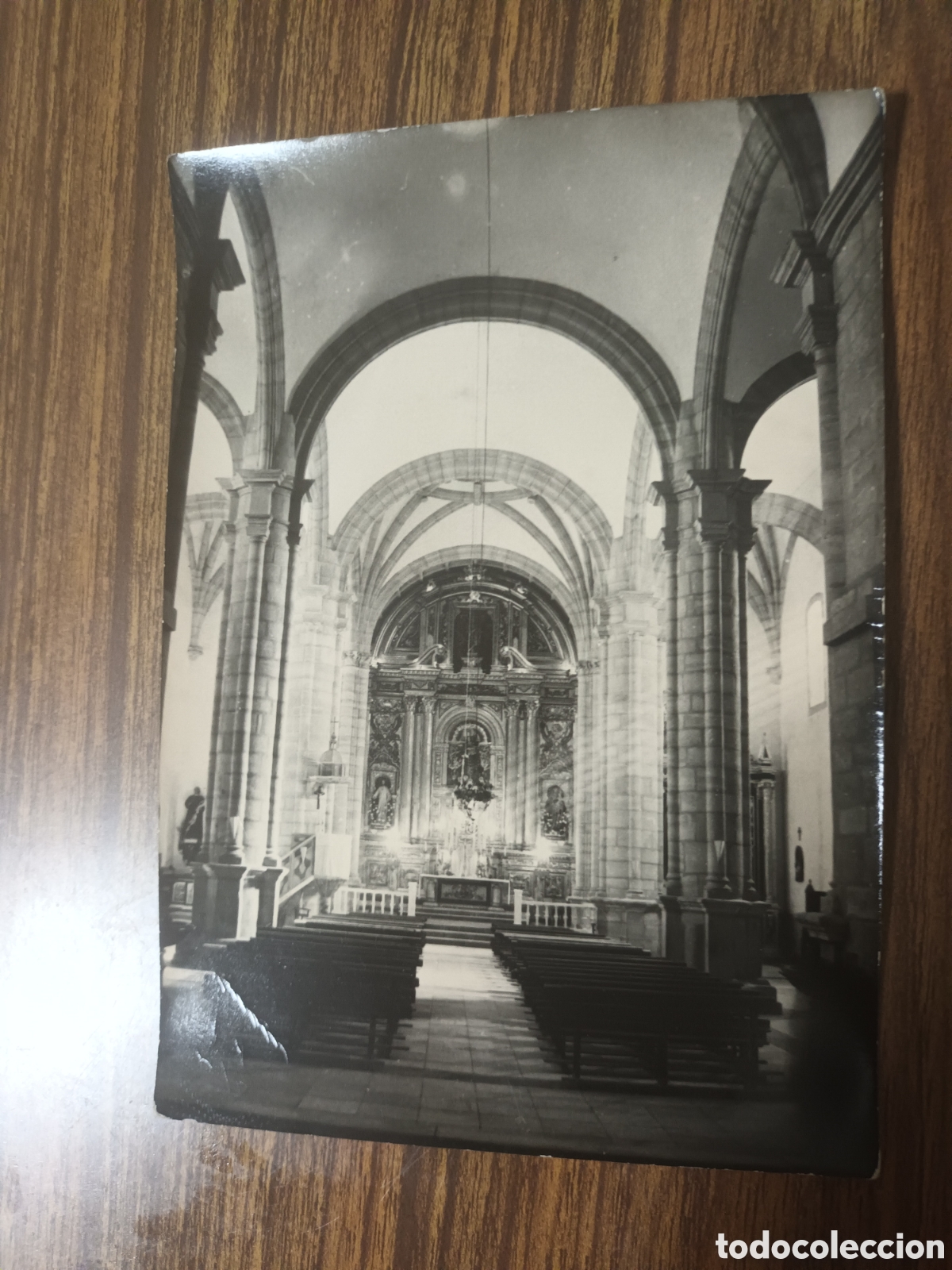 Fotograf&iacute;a antigua: SABIOTE. JAEN. ANDALUCIA. INTERIOR IGLESIA. ORIGINAL