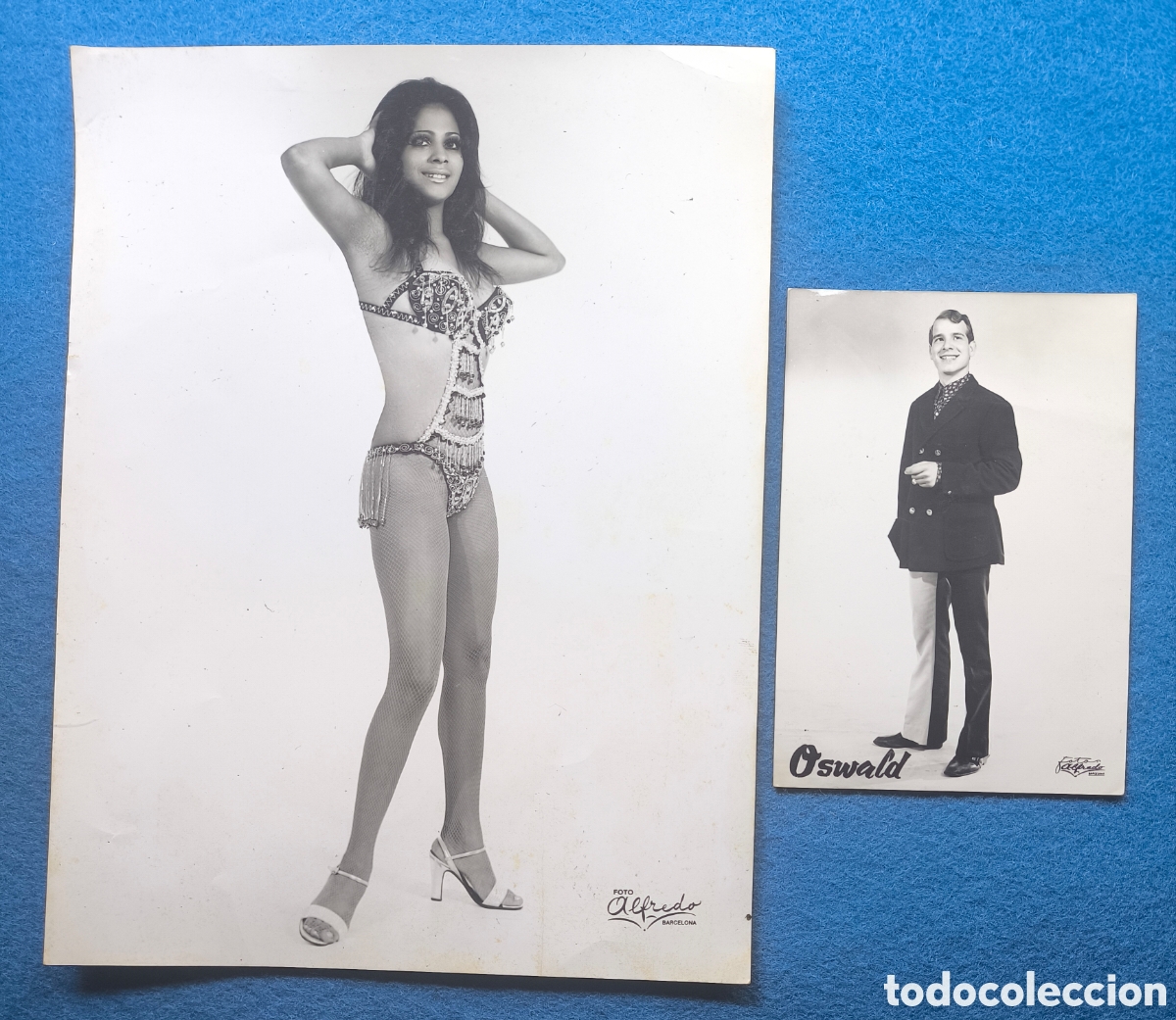 Fotograf&iacute;a antigua: VEDETTE ARTISTA VARIEDADES CABARET FOTOGRAF&Iacute;A FOT&Oacute;GRAFO ALFREDO BARCELONA C. 1960