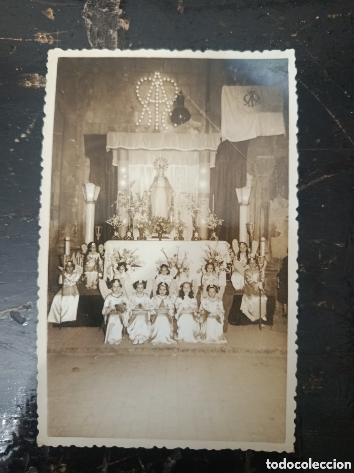 Fotograf&iacute;a antigua: Foto fotograf&iacute;a de Manresa bas&iacute;lica de la seo cofrad&iacute;a .foto villaplana