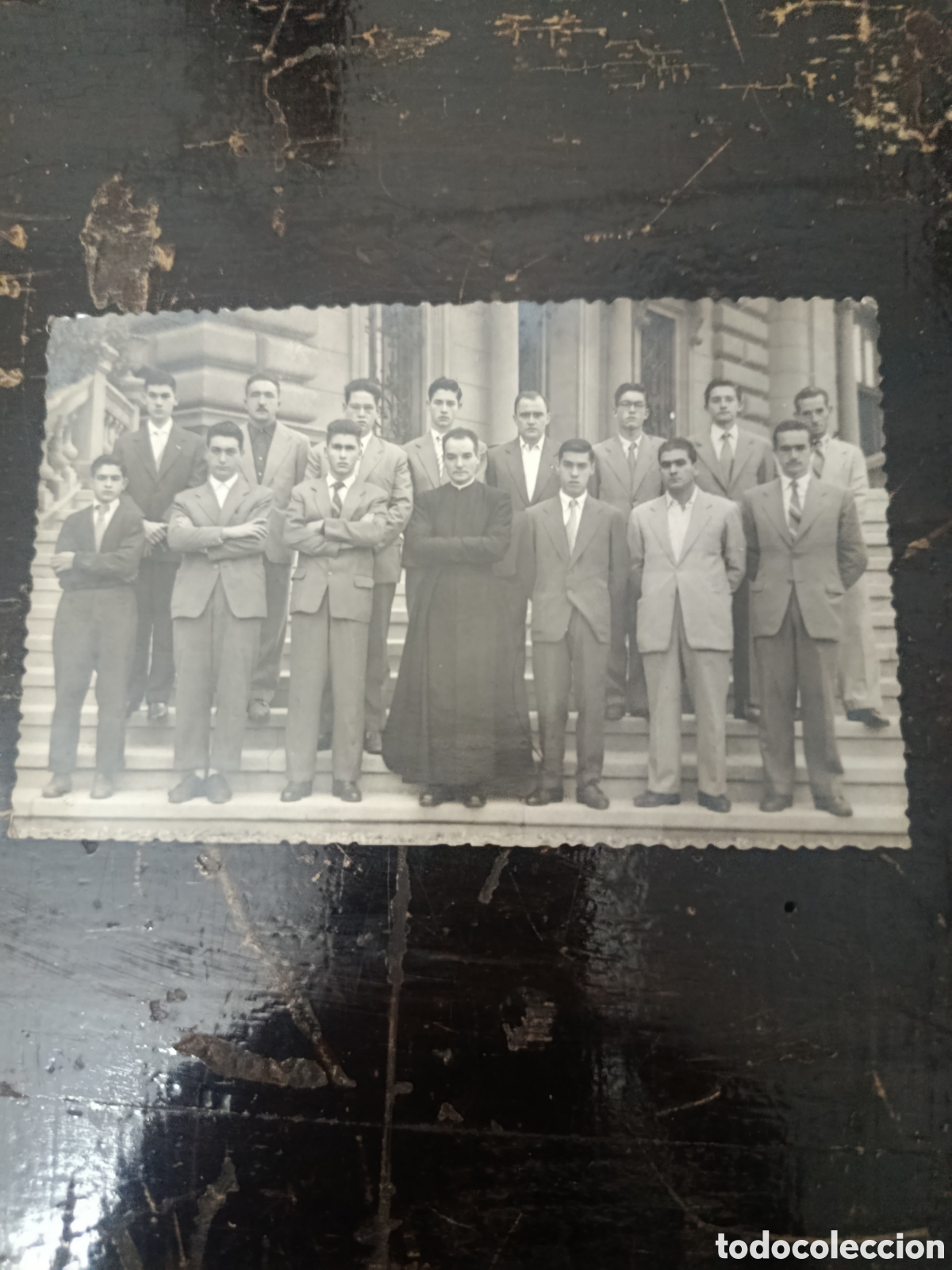 Fotograf&iacute;a antigua: Buenas fotograf&iacute;a recuerdo ejercicios espirituales Manresa 1956