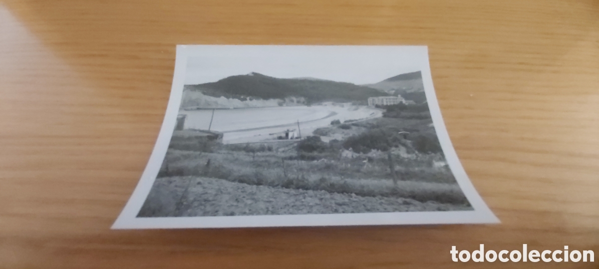 Fotograf&iacute;a antigua: PLAYA DE GORLIZ Y SANATORIO MARINO DE VIZCAYA. A&Ntilde;OS 60