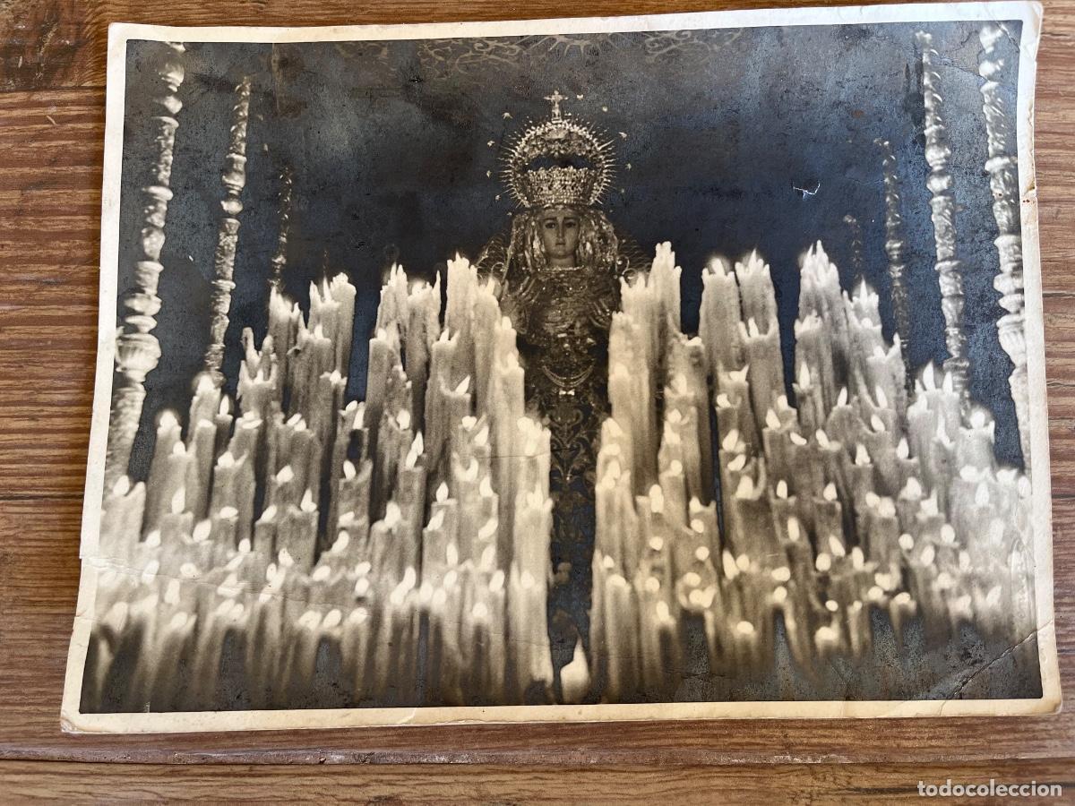 Fotograf&iacute;a antigua: ANTIGUA FOTO Nuestra Se&ntilde;ora de la O - HERMANDAD SEMANA SANTA SEVILLA