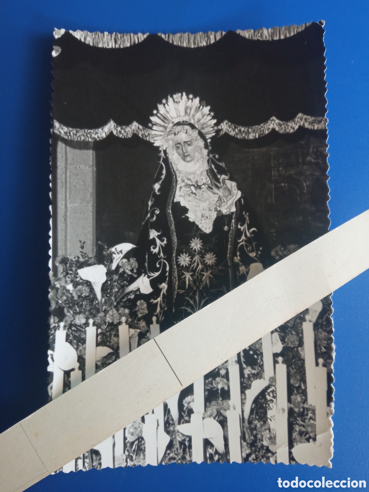 Fotograf&iacute;a antigua: Antigua fotograf&iacute;a religiosa, Foto Herce, mide 13,5x8,5cm