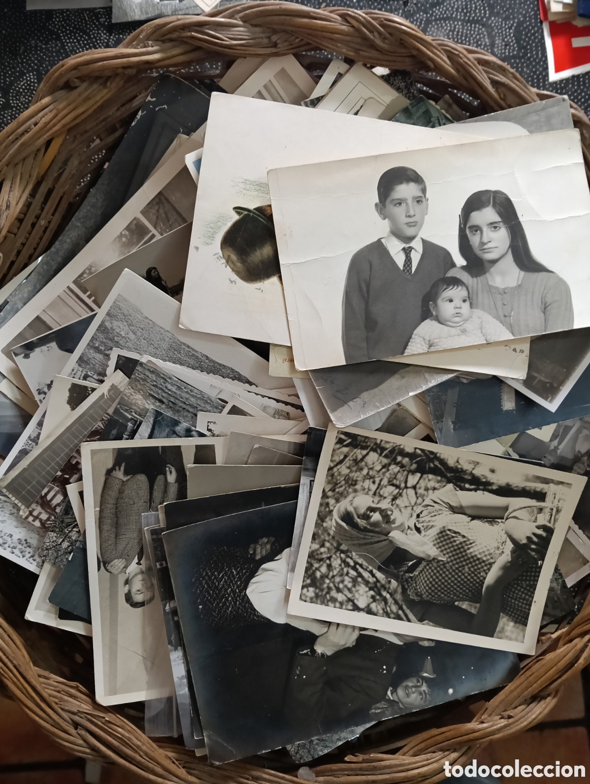 Fotograf&iacute;a antigua: Lote de m&aacute;s de 400 fotograf&iacute;as en blanco y negro para investigar o clasificar.
