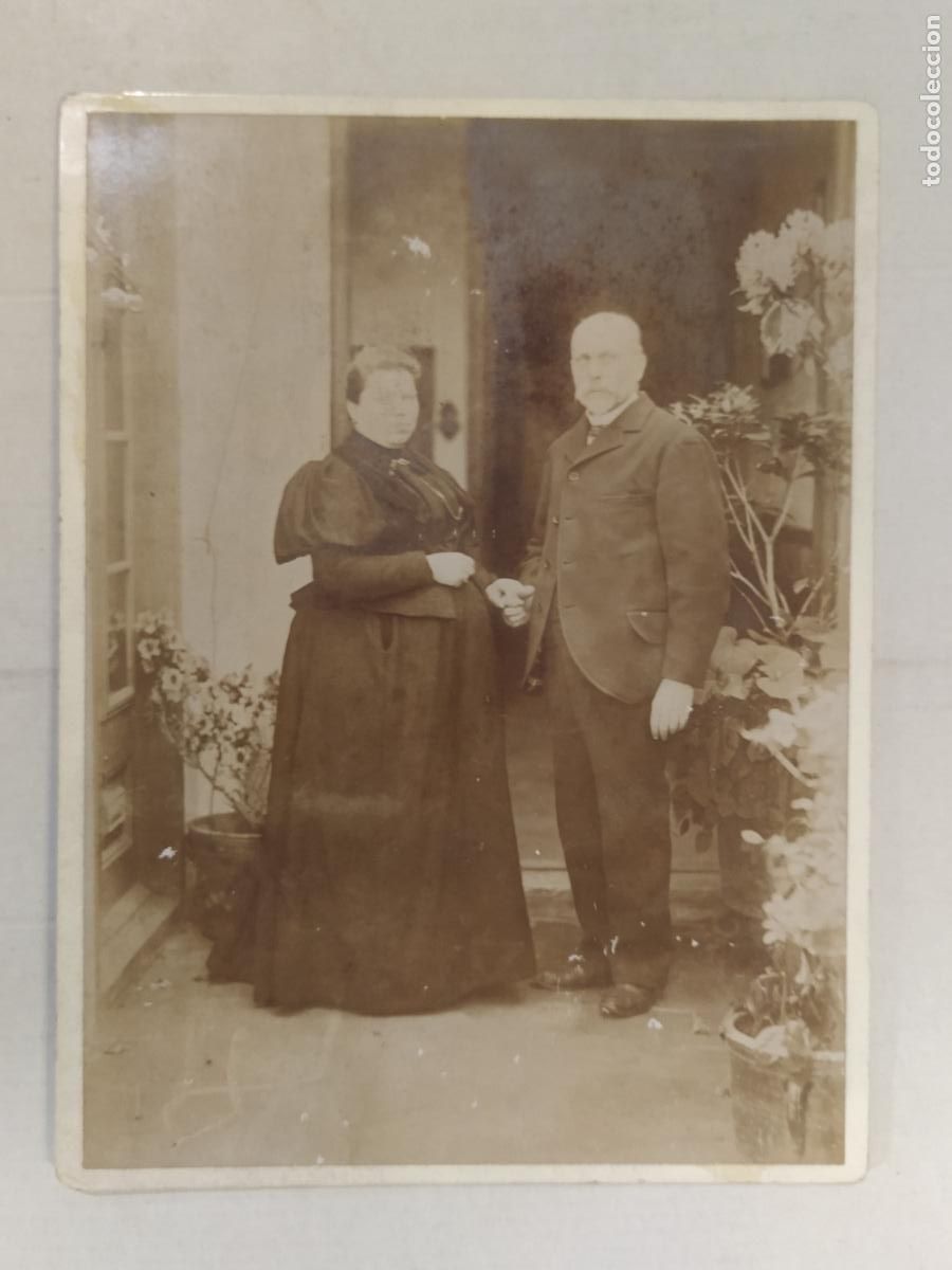 Photographie ancienne: JAUME JUST I ALSINA Y MARIA VIVES DE JUST - ANY 1898 - FOTOGRAFIA ANTIGUA