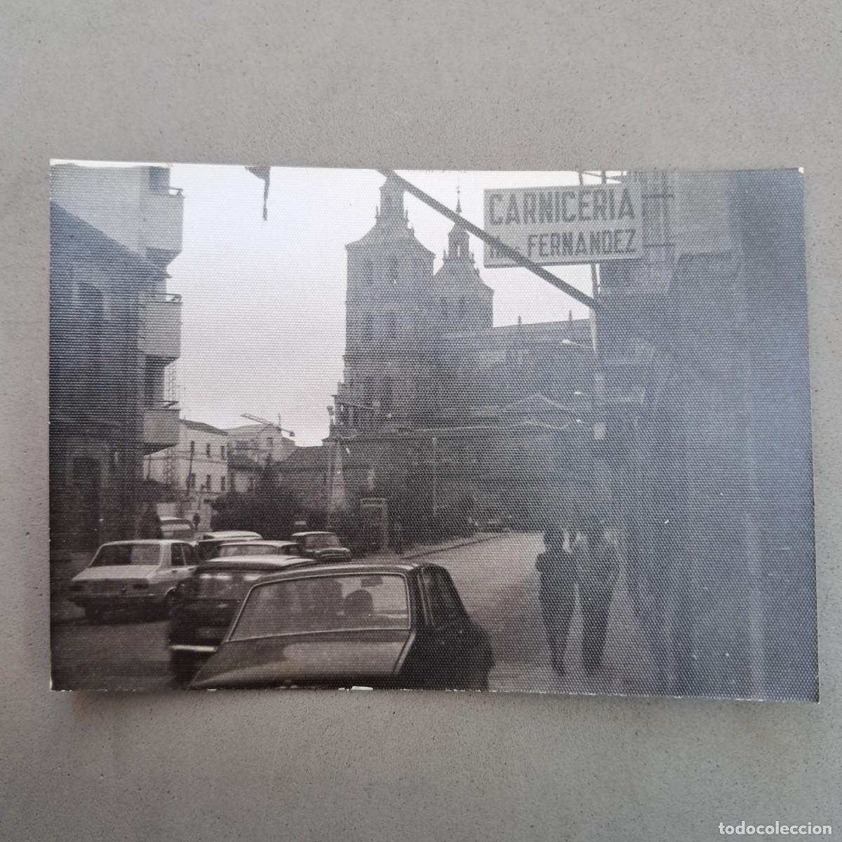 Alte Fotografie: Antigua fotograf&iacute;a de la Catedral de Astorga, vista desde la Plaza Eduardo de Castro. Le&oacute;n. A&ntilde;os 70