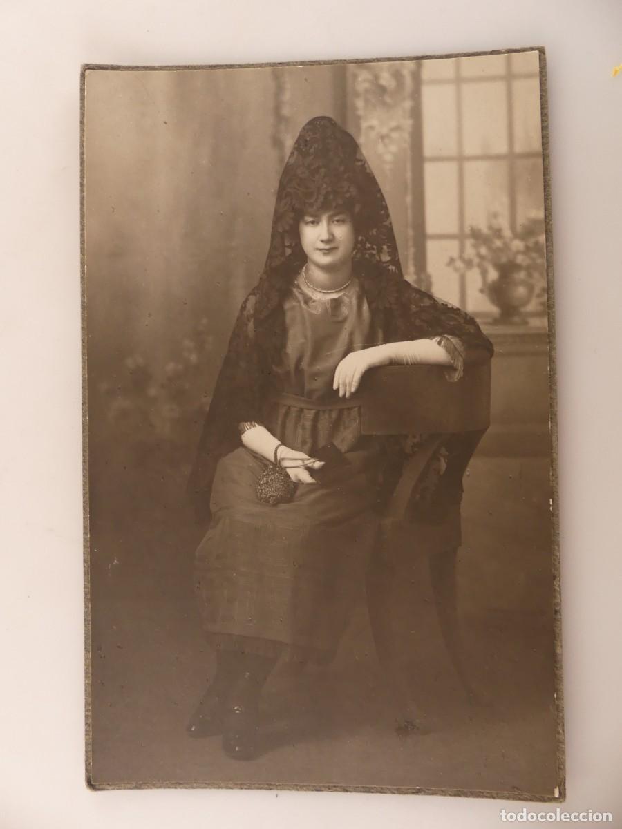 Alte Fotografie: ANTIGUA FOTO FOTOGRAFIA DE BLANCO Y NEGRO TARJETA POSTAL