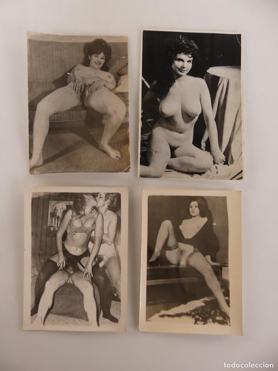Alte Fotografie: LOTE DE 4 FOTOS FOTOGRAFIAS EROTICAS DE BLANCO Y NEGRO