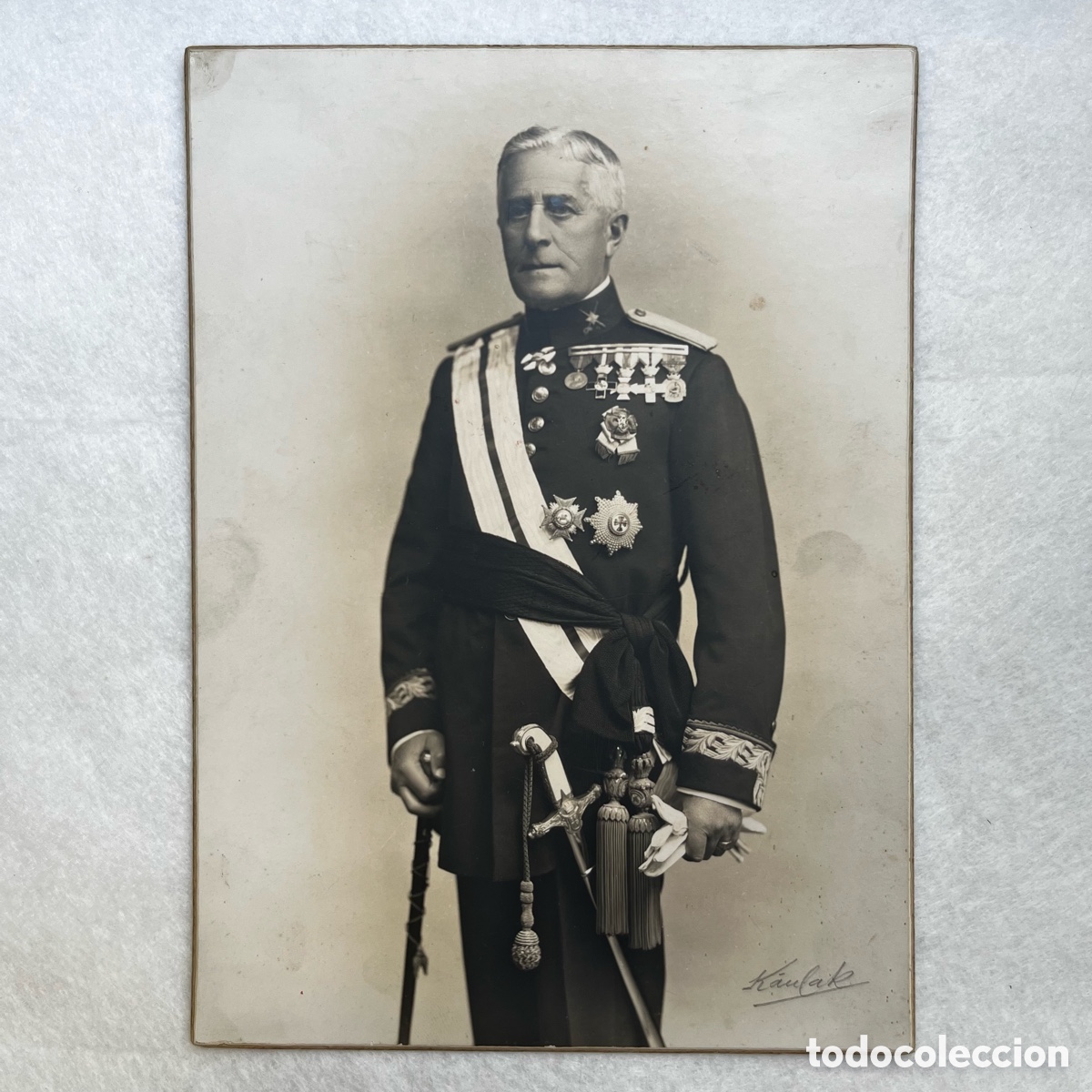 Fotografia antica: MILITAR - FOTOGRAF&Iacute;A DE OFICIAL / GENERAL - KAULAK