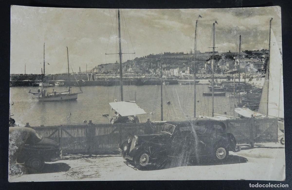Fotografia antica: ANTIGUA POSTAL FOTOGR&Aacute;FICA ARENYS DE MAR, PUERTO, VER FOTOS