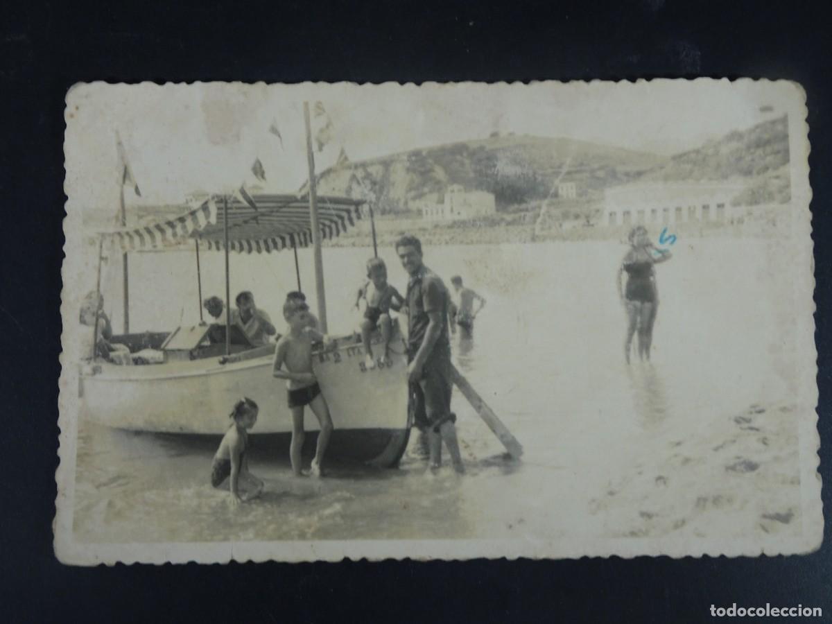 Fotografia antica: ANTIGUA FOTOGRAF&Iacute;A ARENYS DE MAR, BARCA ,NI&Ntilde;OS, VER FOTOS