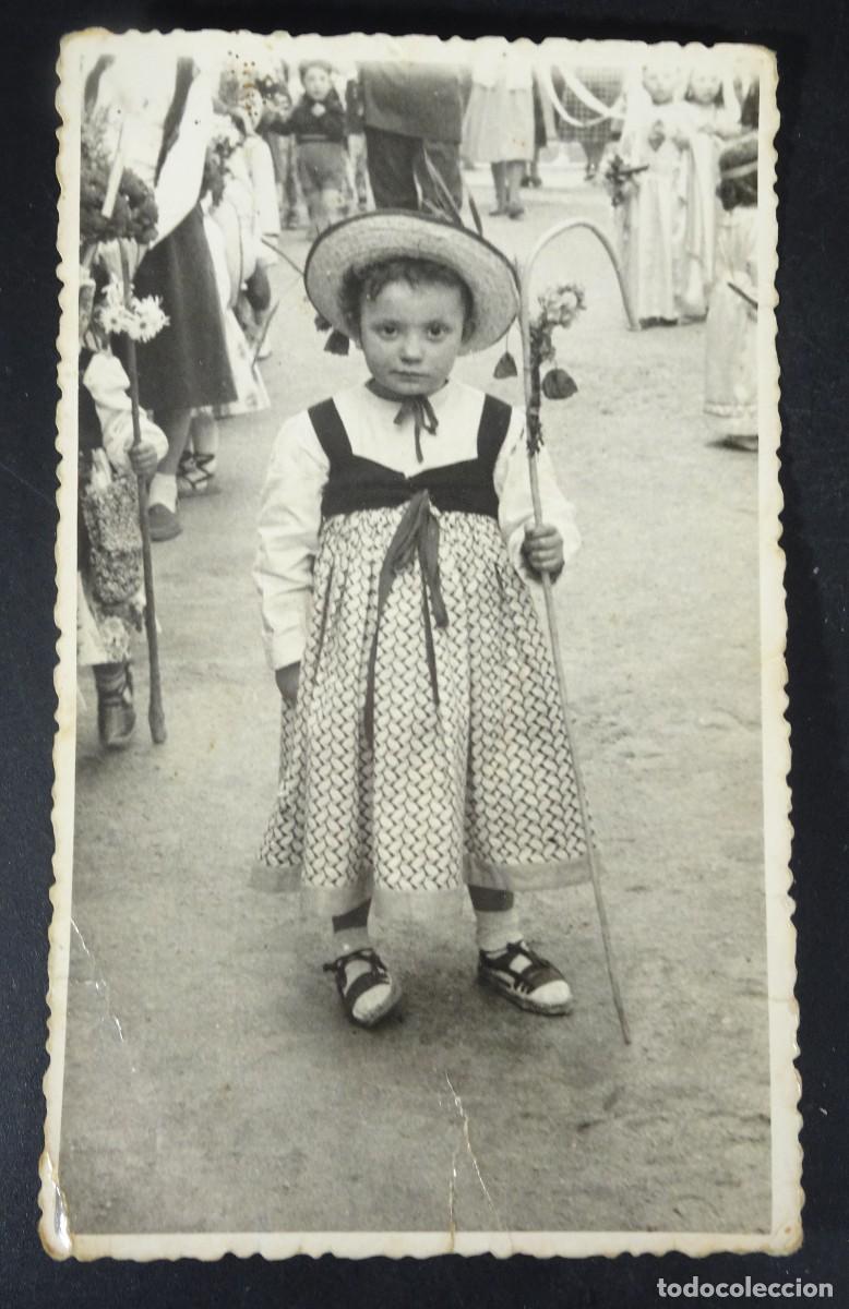 Fotografia antica: ANTIGUA FOTOGRAF&Iacute;A , NI&Ntilde;A TRAJE T&Iacute;PICO , VER FOTOS