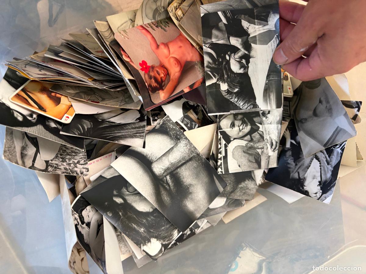 Alte Fotografie: Gran lote de fotograf&iacute;a er&oacute;tica porno siglo xx coloreadas gay trans