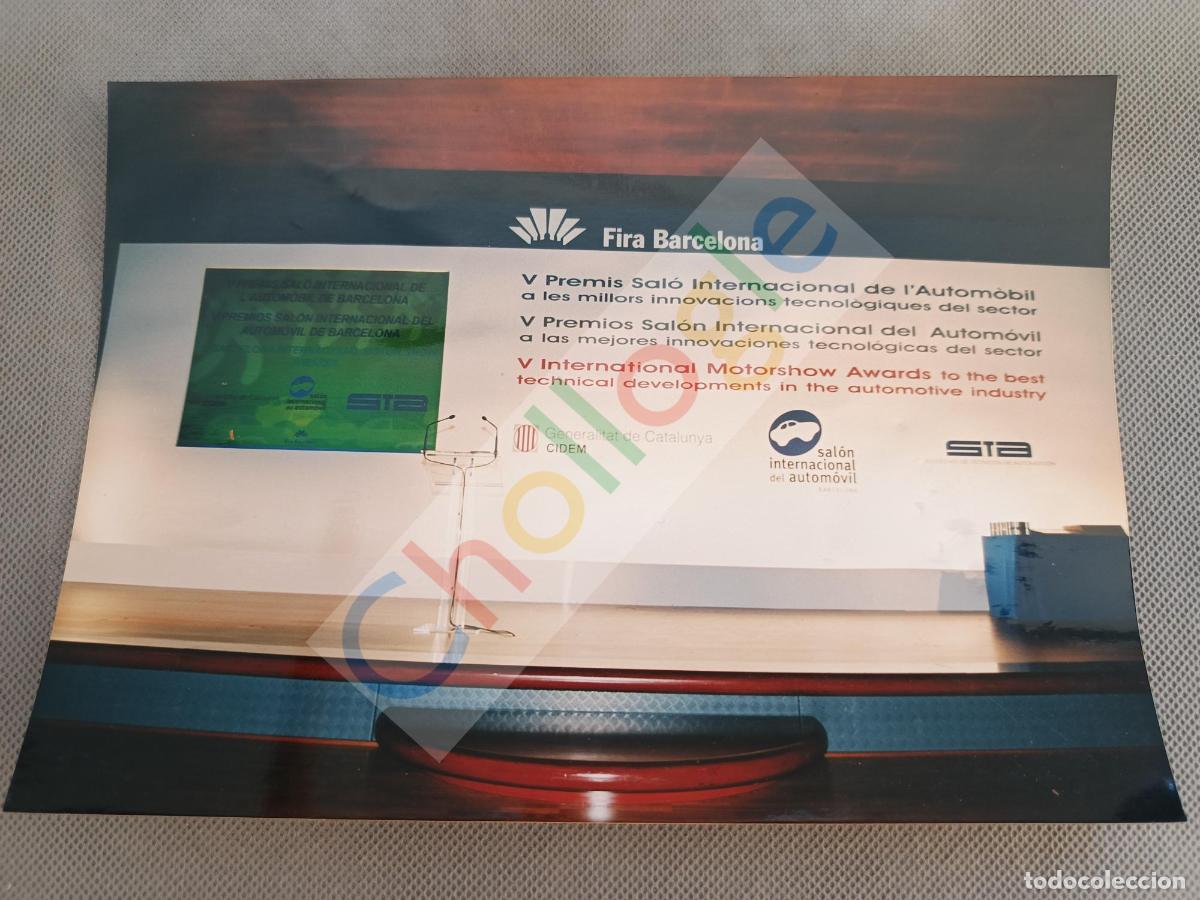 Fotograf&iacute;a antigua: Fotograf&iacute;a original premios Salo Internacional del Automobil Salon del Automovil Fira Barcelona Cide