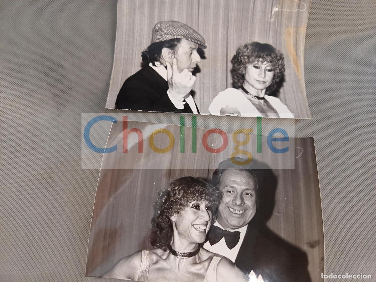 Fotograf&iacute;a antigua: Fotografias originales pareja c&oacute;mica humor Conchita Marcos - Lluma