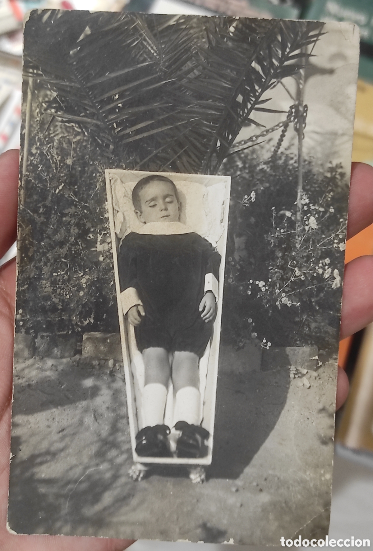 Fotograf&iacute;a antigua: Fotograf&iacute;a post mortem del siglo XIX o principios del XX.