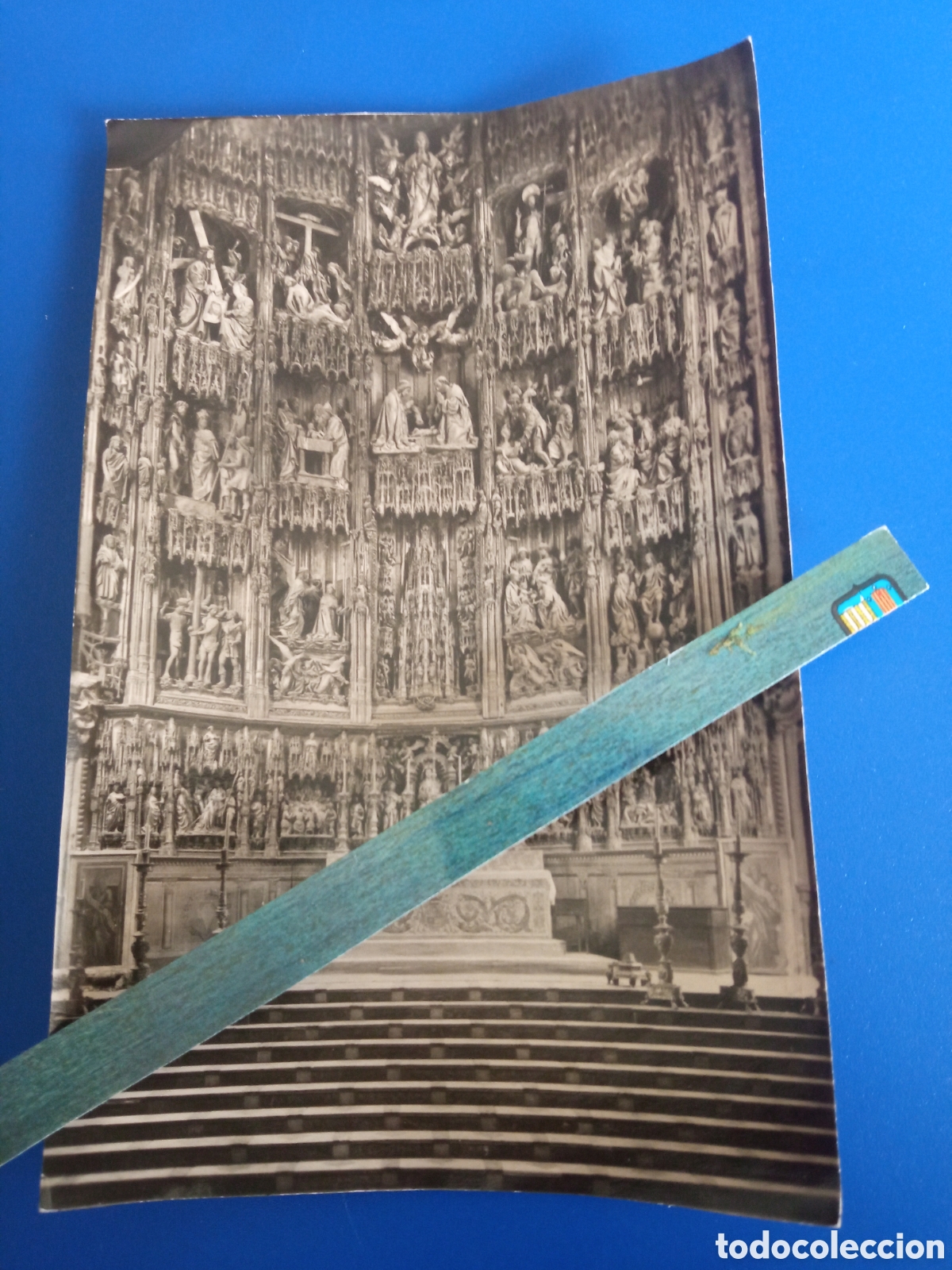 Fotograf&iacute;a antigua: Antigua fotograf&iacute;a religiosa, a identificar, mide 16,5x10,7 cm