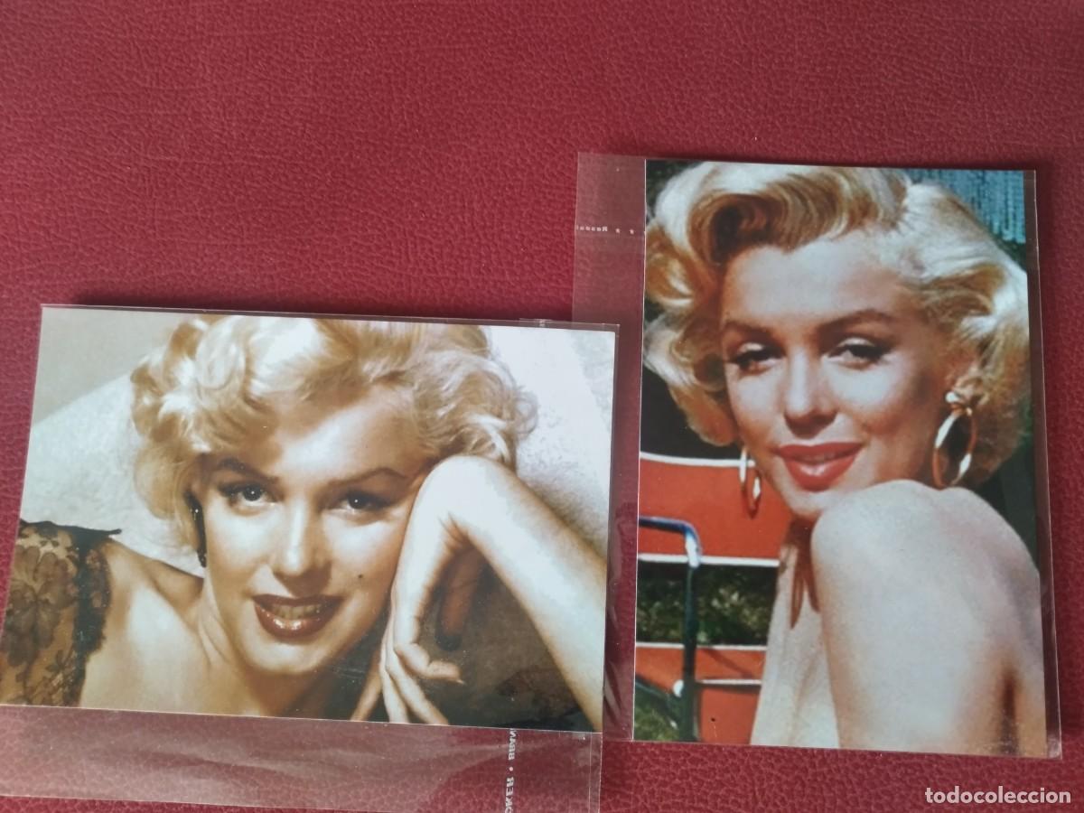 Fotograf&iacute;a antigua: Marilyn Monrroe dos postales
