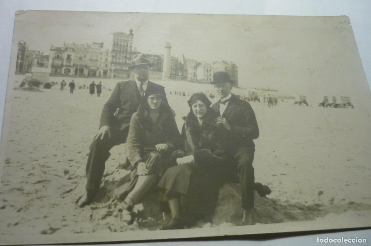 Fotograf&iacute;a antigua: foto tipo postal escrito dorso 1931 cm
