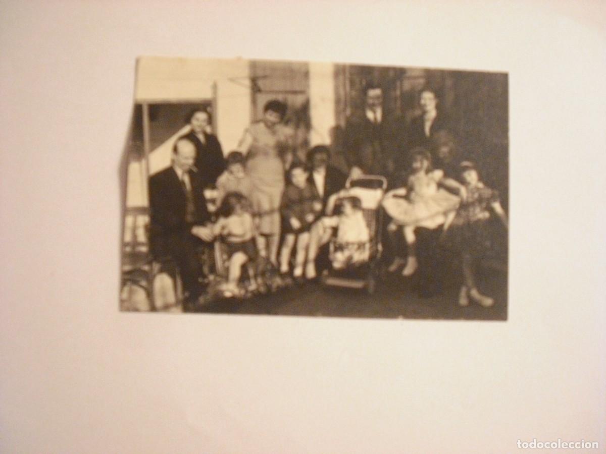 Photographie ancienne: antigua foto de familia de peque&ntilde;as dimensiones